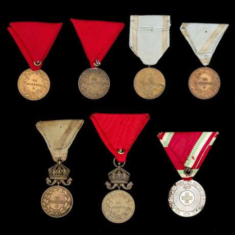 Bulgarien, Konvolut von 9 Medaillen Erster Weltkrieg. - Foto 2