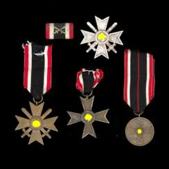 Kriegsverdienstkreuze 1. und 2. Klasse 1939.