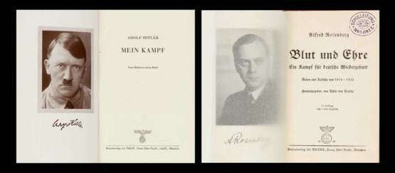 Adolf Hitler - Mein Kampf und Alfred Rosenberg Blut und Ehre. - photo 2