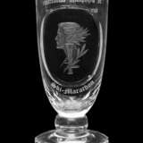Schwerer Glaspokal Winterspiele 1936 - Olympischer Ehrenpreis an Sieger Elis Viklund Goldmedaille 50 km Ski Langlauf. - photo 2