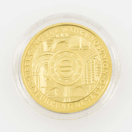 BRD/GOLD - 100 Euro 2002 G Währungsunion, - Foto 1