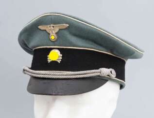 Waffen-SS, Schirmmütze für Offiziere der Infanterie.