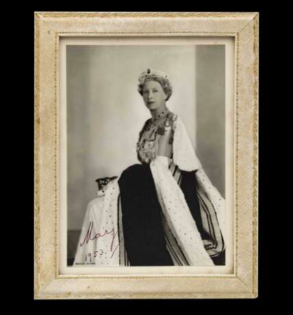 Großbritannien, Portraitfoto IKH Prinzessin Mary Lascelles, Princess Royal und Countess of Harewood mit Autograf. - фото 1