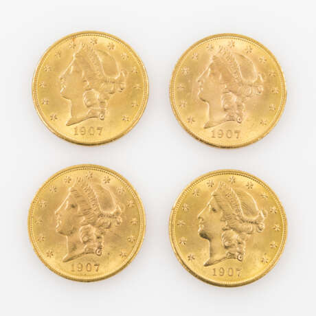 USA/GOLD - 4 x 20 Dollars Liberty Head, - Foto 1