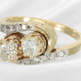 Ring: dekorativ gearbeiteter Brillant/Diamant-Ring… - Foto 2