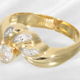 Ring: vintage brilliant-cut diamond gold ring, app… - photo 2