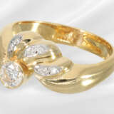 Ring: vintage brilliant-cut diamond gold ring, app… - photo 4