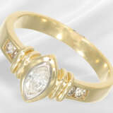 Ring: vintage diamond/brilliant-cut diamond goldsm… - фото 1