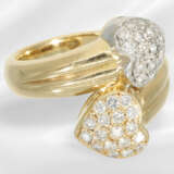 Ring: fancy vintage brilliant-cut diamond goldsmit… - photo 3