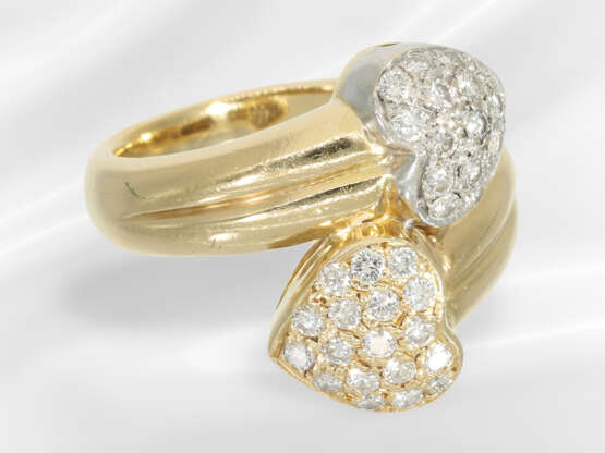 Ring: Ausgefallener vintage Brillant-Goldschmieder… - Foto 3