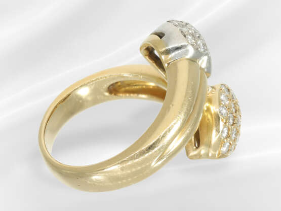 Ring: fancy vintage brilliant-cut diamond goldsmit… - photo 4