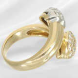 Ring: fancy vintage brilliant-cut diamond goldsmit… - photo 4