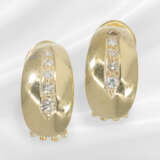 Earrings: high-quality 18K brilliant-cut diamond/g… - фото 1