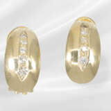 Earrings: high-quality 18K brilliant-cut diamond/g… - photo 2