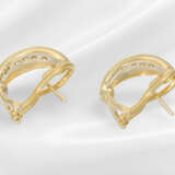 Earrings: high-quality 18K brilliant-cut diamond/g… - photo 4