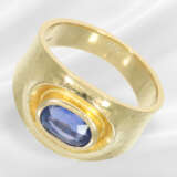 Ring: sehr schöner hochwertiger Saphirring, ca. 2c… - Foto 1