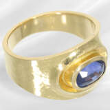 Ring: sehr schöner hochwertiger Saphirring, ca. 2c… - Foto 2
