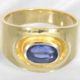 Ring: sehr schöner hochwertiger Saphirring, ca. 2c… - Foto 4