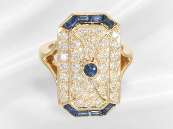 Ring: very decoratively designed brilliant-cut dia… - фото 2