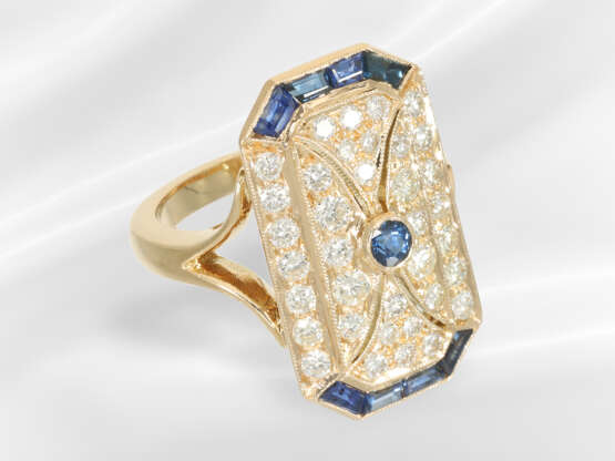 Ring: very decoratively designed brilliant-cut dia… - фото 4
