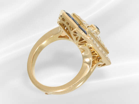 Ring: very decoratively designed brilliant-cut dia… - фото 5