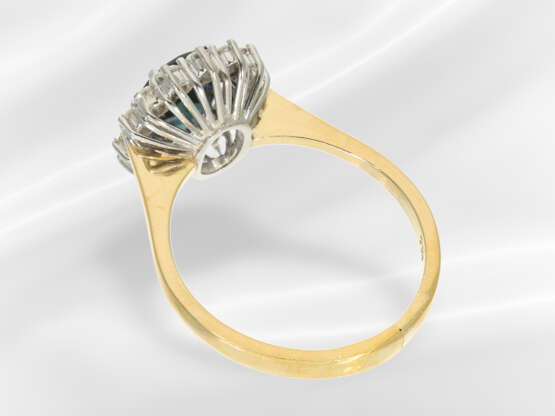 Ring: attraktiver weißgoldener Saphir/Diamant-Gold… - Foto 5