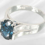 Ring: like new, modern and high quality sapphire/d… - фото 6