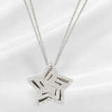 Chain/necklace: very decorative white gold brillia… - photo 2