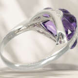 Ring: exceptional designer ring with brilliant-cut… - фото 6