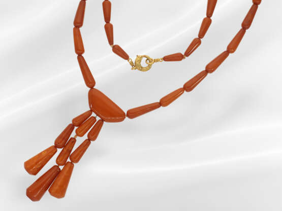 Necklace: extremely rare Art Deco amber necklace w… - photo 1