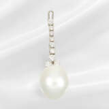 Pendant: very beautiful South Sea cultured pearl p… - photo 1