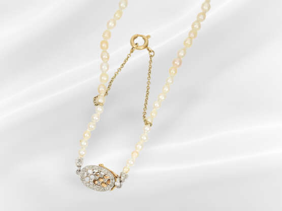 Chain: valuable antique Oriental pearl necklace, p… - photo 2