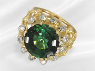 Ring: sehr dekorativ gefertigter vintage Goldschmi…