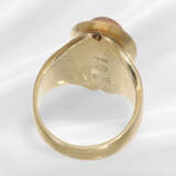 Ring: interesting gold jewellery ring with very be… - photo 5
