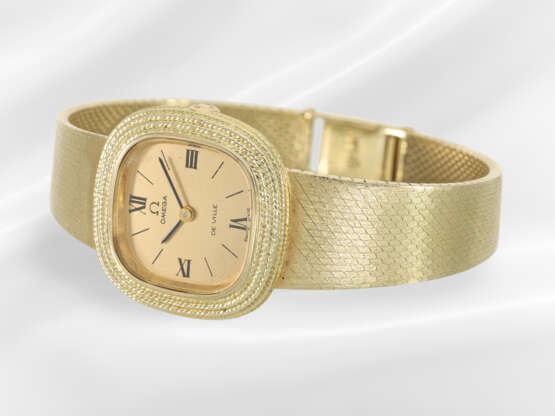 Armbanduhr: goldene vintage Damenuhr Omega De Vill… - Foto 2