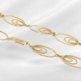 Chain/necklace: very decorative vintage 18K gold c… - photo 2