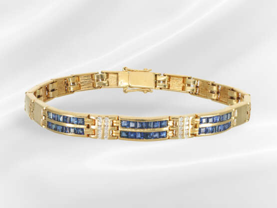 Bracelet: attractive and high-quality sapphire/bri… - photo 5