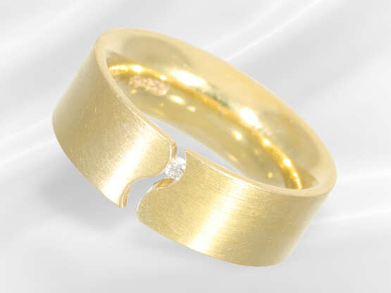 Ring: high-quality, modern, heavy brilliant-cut di… - фото 1