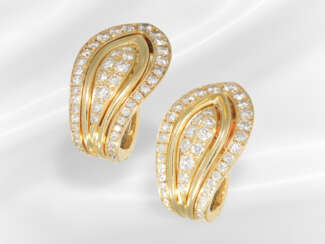 Earrings: high-quality vintage designer brilliant-…