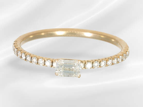 Ring: filigree Cartier diamond ring, full set with… - фото 4
