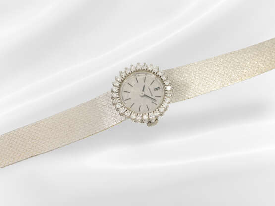 Wristwatch: white gold vintage ladies' watch by Lo… - фото 2
