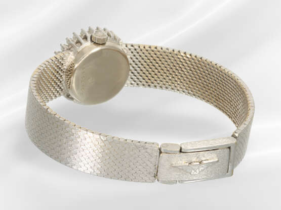 Wristwatch: white gold vintage ladies' watch by Lo… - photo 4