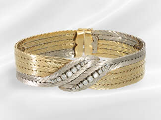 Bracelet: decorative and elaborately crafted bicol…