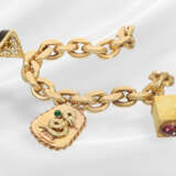 Bracelet: wide and fancy vintage charm bracelet wi… - photo 3