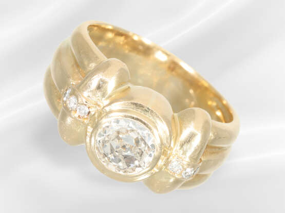 Ring: solide gefertigter vintage Diamantring, Alts… - Foto 1