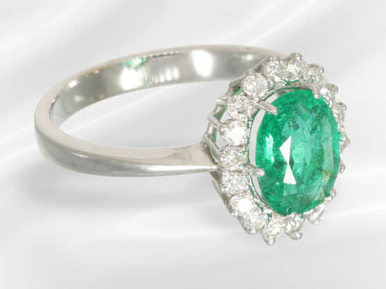 Ring: high-quality, formerly very expensive emeral… - photo 3