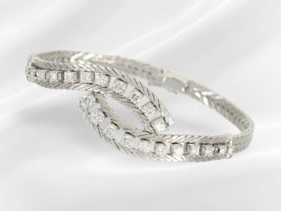 Bracelet: very beautiful and high-quality 18K whit… - photo 1