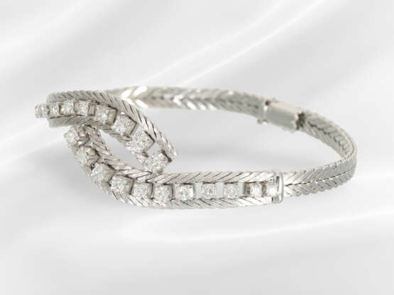 Bracelet: very beautiful and high-quality 18K whit… - фото 2