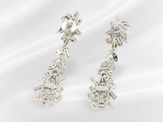 Earrings: extremely attractive diamond/brilliant-c… - фото 3