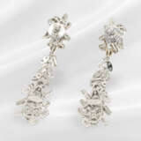 Earrings: extremely attractive diamond/brilliant-c… - фото 3